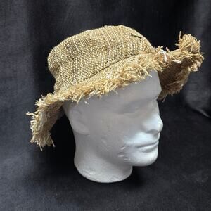 100% Natural Hemp Straw Bendable Rim Summer Hat Unisex Panama Beach Cap